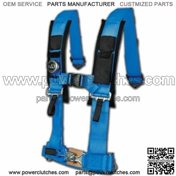 Pro Armor 4 Point 3" Can-Am Maverick Commander Defender X3 1000 800 BLUE Seat Belts (For: More Than One Vehicle)