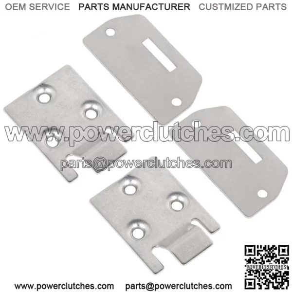 NEW Set of 2 Lower Seat Hinges and Plate for EZGO TXT/Medalist 1995 Up Golf Cart - Image 3