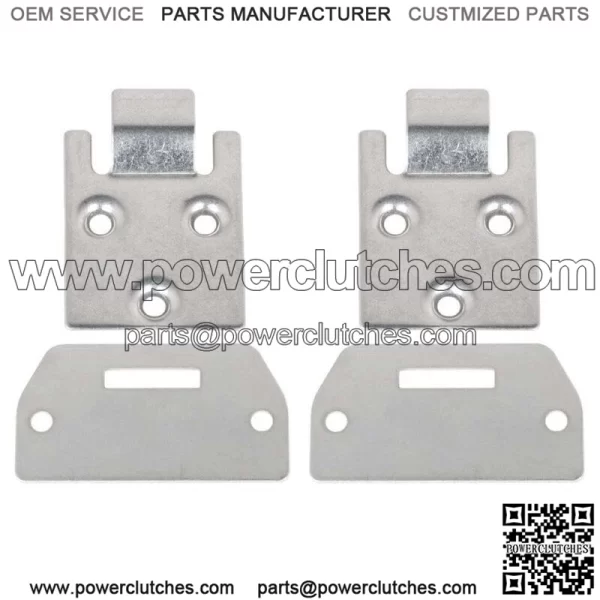 NEW Set of 2 Lower Seat Hinges and Plate for EZGO TXT/Medalist 1995 Up Golf Cart - Image 4