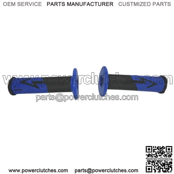 Handle grip ATV black blue