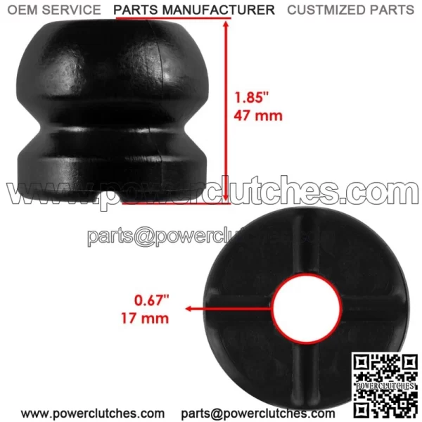 Front Lower Strut Mount w/Bumper For Polaris Sportsman 570 4x4 EFI 2014-19 (For: Polaris Sportsman 570) - Image 3