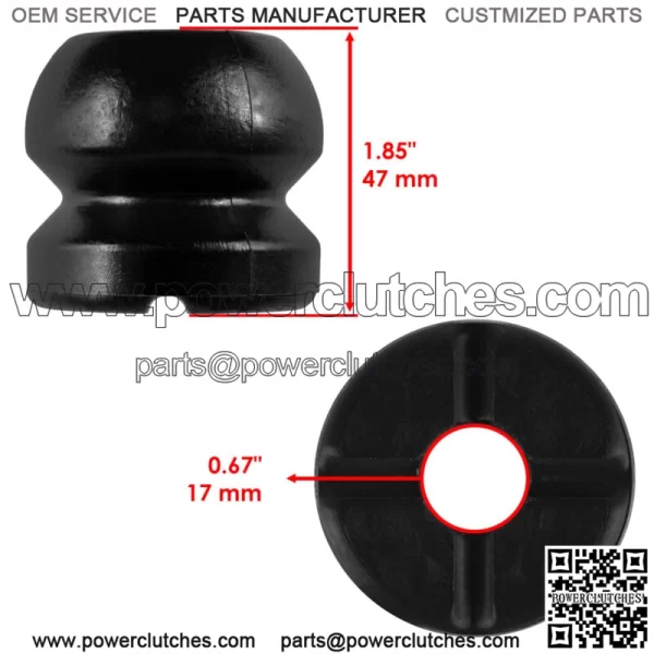 Front Shock Strut Fits Polaris Sportsman 570 2014 2015 17.8MM ID (For: Polaris Sportsman 570) - Image 2