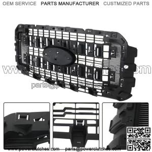 Front Bumper Upper Grille For 2011-2016 Ford F-250 F-350 F-450 F-550 Super Duty