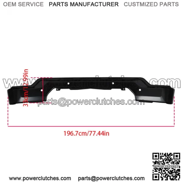 Paintable Steel Front Bumper For 2019-2021 GMC Sierra 1500 With Sensor Holes - Image 3