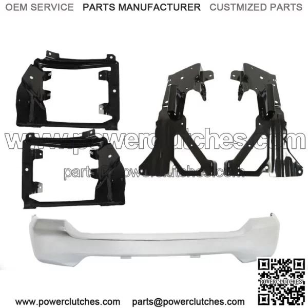 Front Bumper+Bumper Inner Side Bracket+Bumper Bracket For 2016-18 Silverado 1500