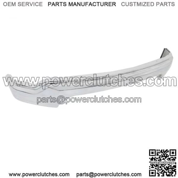 For 2019-2021 GMC Sierra 1500 Chrome Steel Front Bumper Without Sensors Holes - Image 2