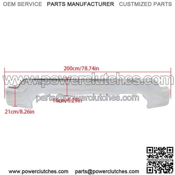 For 2019-2021 GMC Sierra 1500 Chrome Steel Front Bumper Without Sensors Holes - Image 3
