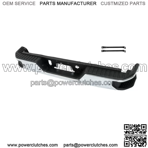 Rear Bumper Assembly For 2019-2023 Chevy Silverado GMC Sierra w/o Dual Exhuast - Image 3