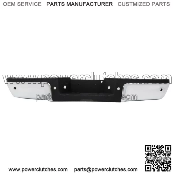 For 2008-2016 Ford F-250 F-350 Super Duty Chrome Steel Rear Step Bumper Assembly - Image 2