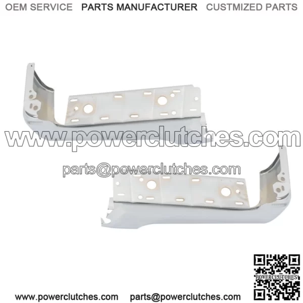 Chrome Pair Of Rear Bumper Face Bars For 2017-2022 Ford F250 F350 Super Duty - Image 3