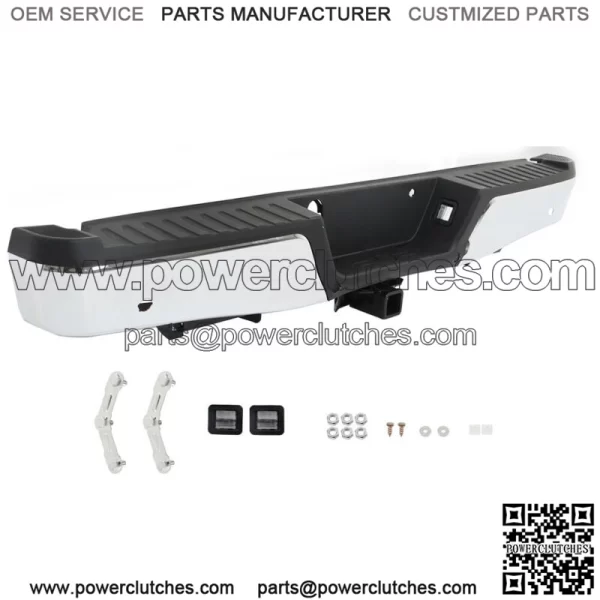 Rear Bumper Assembly For 2015-19 Ford F150 w/ Heavy Duty Tow & Sensor Hole