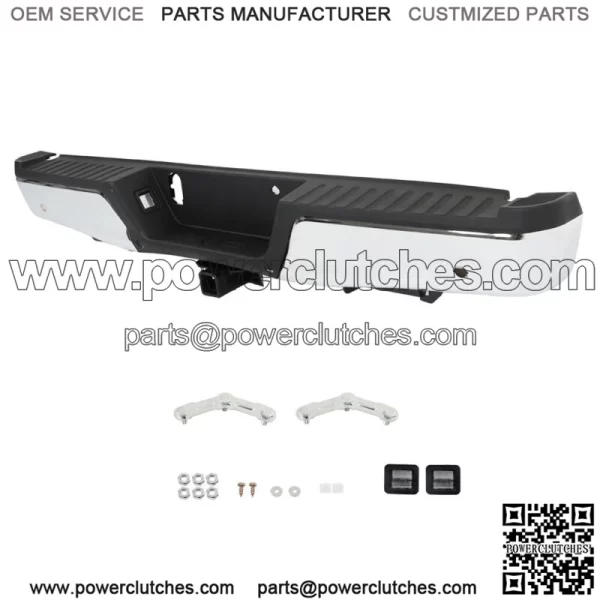 Rear Bumper Assembly For 2015-19 Ford F150 w/ Heavy Duty Tow & Sensor Hole - Image 3