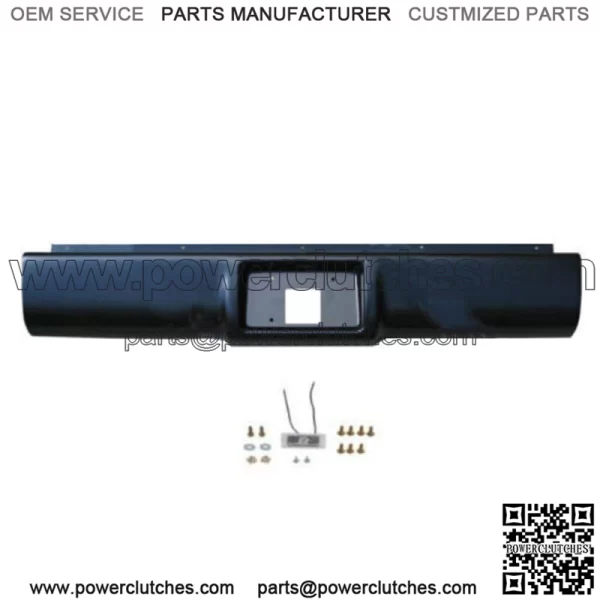 For 1988-1998 Chevrolet C1500 / K2500 Rear Bumper With License Plate Holes Rear - Image 2