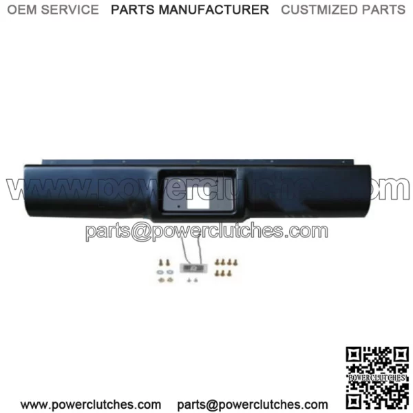 For 1988-1998 Chevrolet C1500 / K2500 Rear Bumper With License Plate Holes Rear - Image 3
