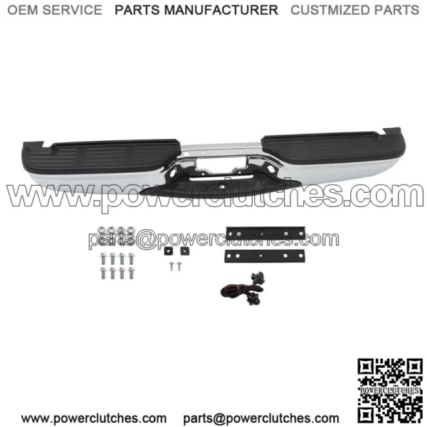 Chrome Rear Step Bumper Assembly For 1999-2007 Ford F250 F350 Super Duty - Image 2