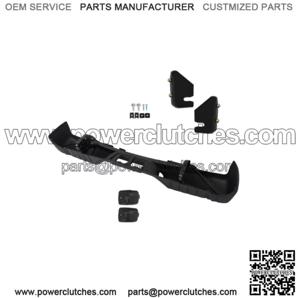 Rear Step Bumper Assembly Black Steel For 2007-2013 Toyota Tundra TO1103115