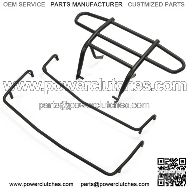 Front Bumper Brush Guard Protector & Racks For 2007-up Polaris Sportsman 90/110 (For: Polaris)