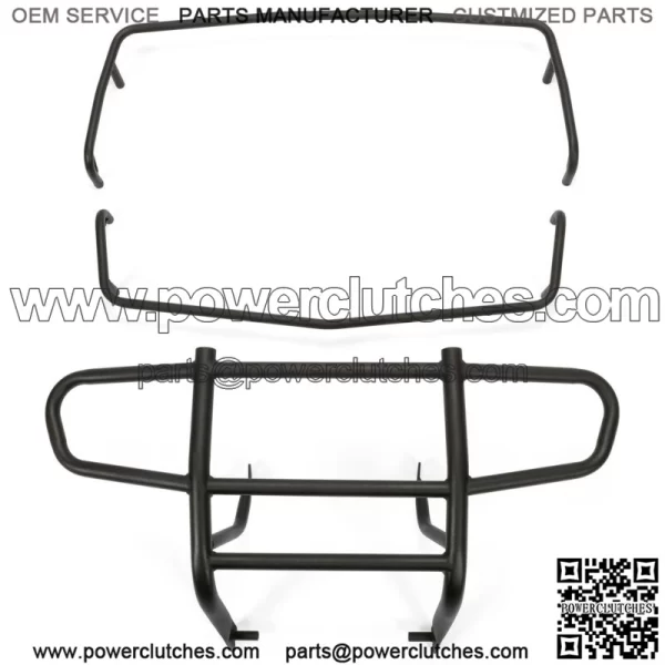 Front Bumper Brush Guard Protector & Racks For 2007-up Polaris Sportsman 90/110 (For: Polaris) - Image 5