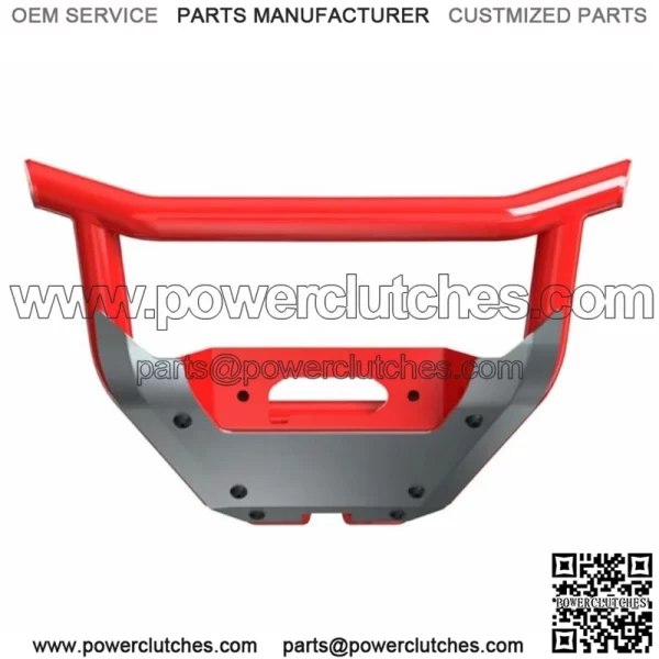 2022  Polaris RZR Turbo R Front Pre Runner Winch Bumper Red 2884355-293