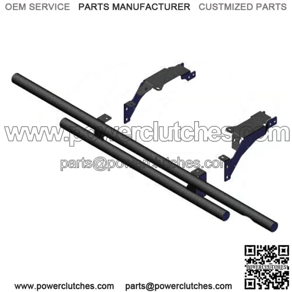 102075 Polaris Full Size Ranger Rear Double Tube Bumper