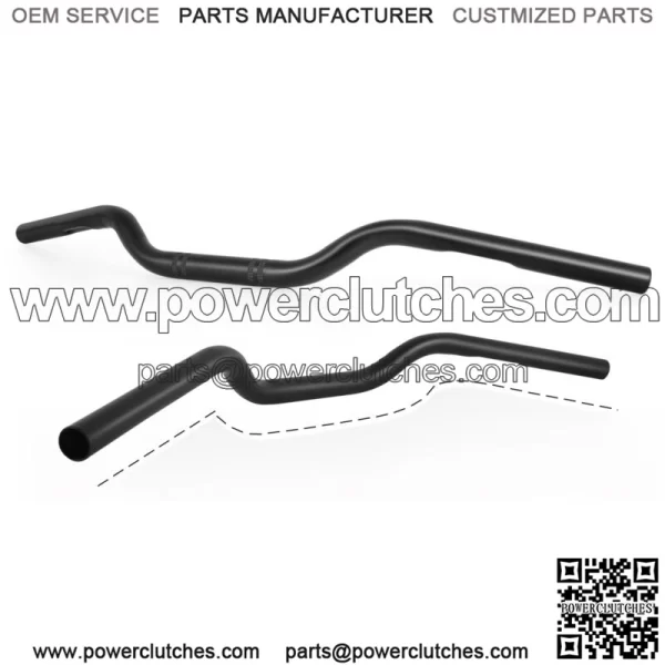 7/8" 22mm Rise Drag Handlebar Tracker Black For Yamaha FZ-07 FZ-09 FZ1 FZ8 FZ6R - Image 2