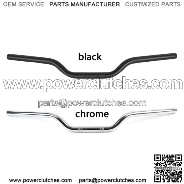 1" 25mm Tracker Drag Handlebar Chrome For Harley Sportster Custom Bobber Chopper - Image 4