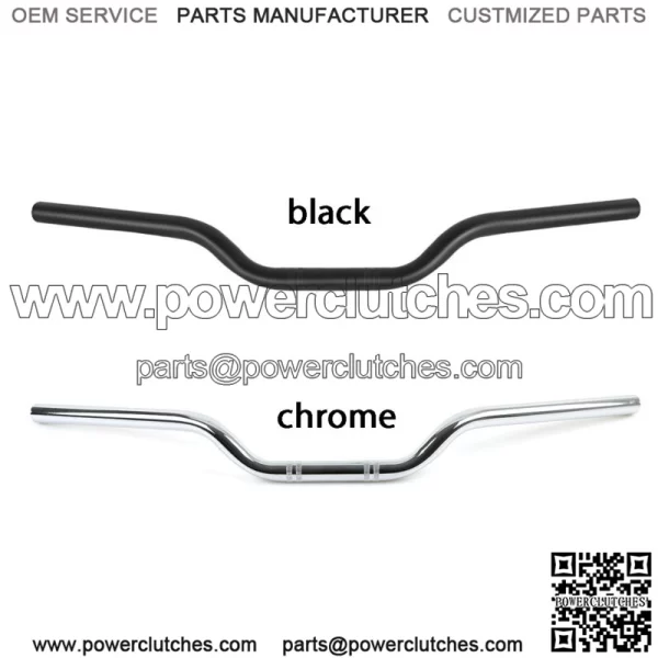 7/8" Handle Bar Tracker Drag Handlebar Chrome For Yamaha XT 450 500 600 750 660 - Image 2