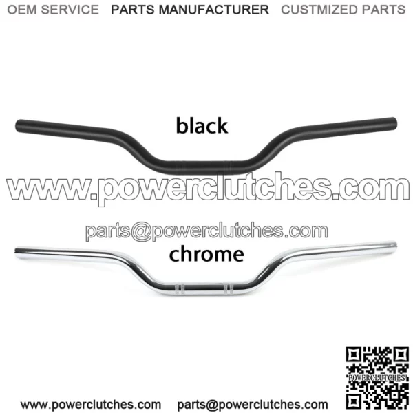 7/8" Handle Bar Tracker Drag Handlebar Chrome For Husqvarna Svartpilen 401 701 - Image 2