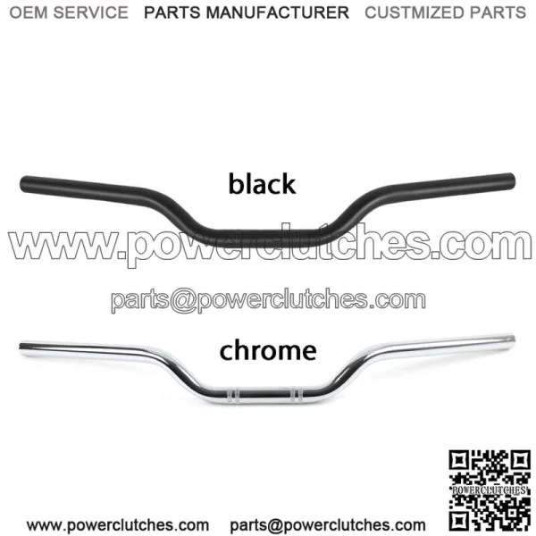 7/8" Handle Bar Tracker Drag Handlebar Chrome For KAWASAKI VULCAN S 650 Custom - Image 2