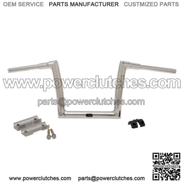1-1/2" Touring Strip Handlebar 10" Rise Chrome 0601-5197