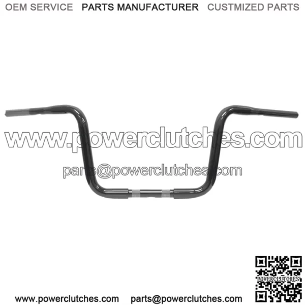 1 1/4in. Handlebar 10in. Ape Black LA-7310-10B
