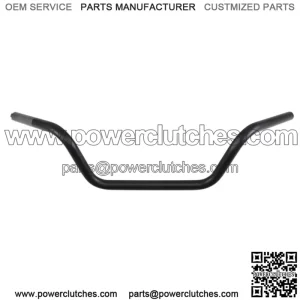 1in. Handlebar Flat Black Buckhorn Low Bend