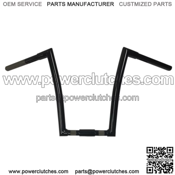 1 1/4" Strip Handlebars 14" Black Spr - 14" 0601-3573
