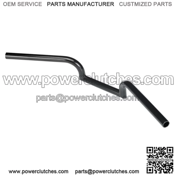 1" Handlebars slotted Black 6013-2016