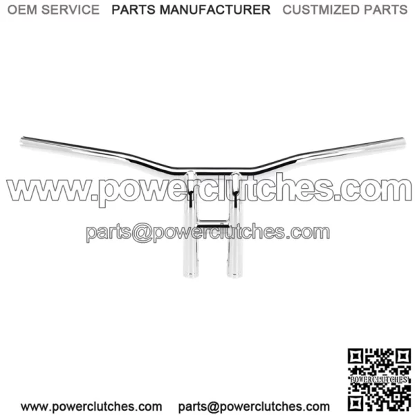 1" Throttle-By-Wire Handlebars Chrome 6260-1055