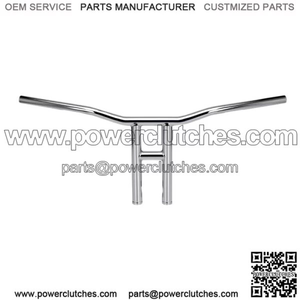 1" Tyson Handlebars Chrome 6242-1053