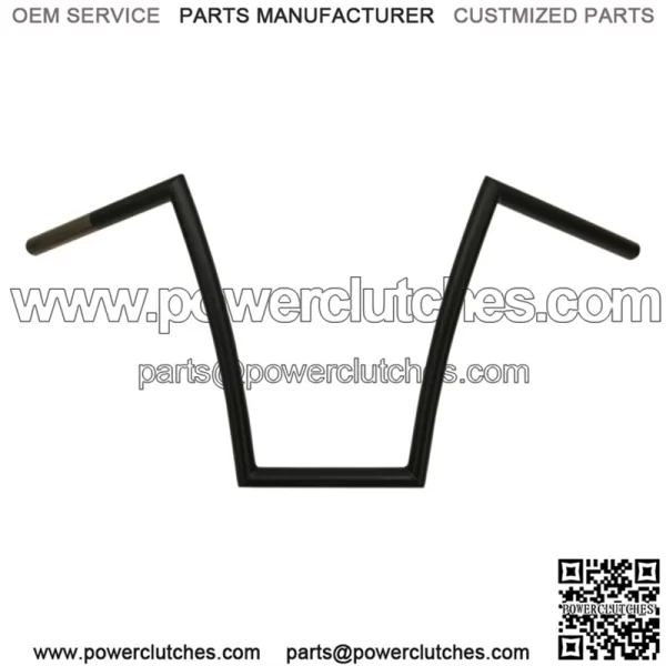 1" Stripper Handlebars Flat Black 0601-2549