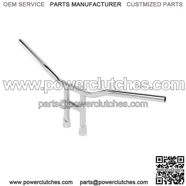 1" Handlebars Slotted Chrome 6220-1056