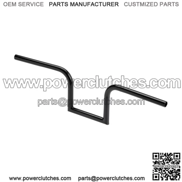 1" Handlebars slotted Black 6003-2016