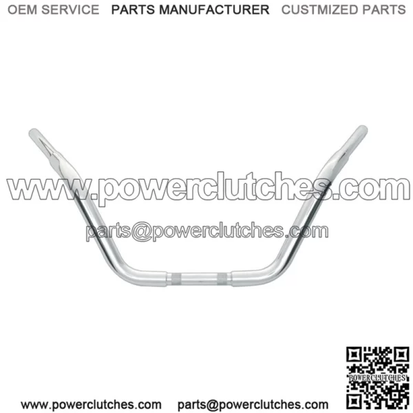 Wild 1 1 1/4in. Chubby Handlebar Road Glide Bar - Chrome WO517