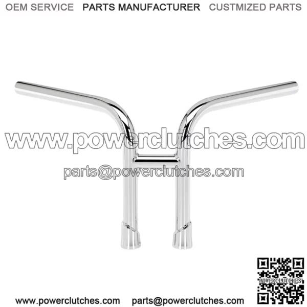 1" Handlebars Slotted Chrome 6201-1056