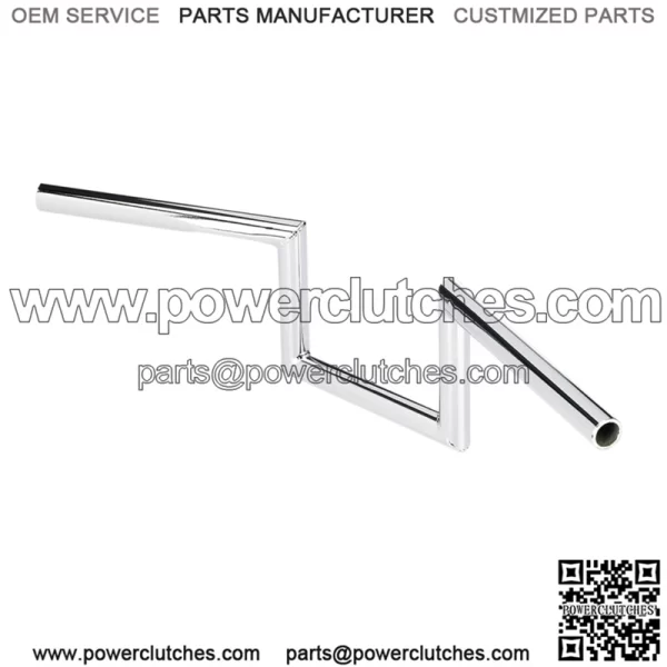 1" Handlebars Slotted Chrome 6010-1056