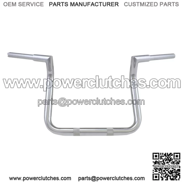 1-1/4" Twin Peak Challenger Handlebar 10" Chrome LA-7368-10