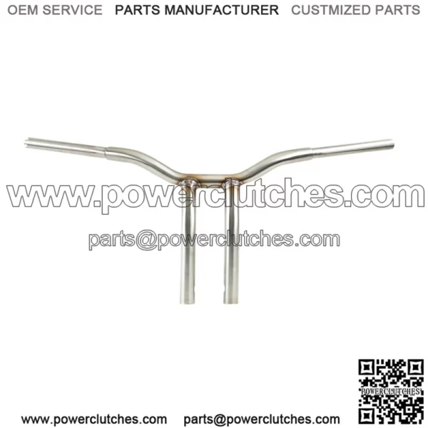Welded Bent-Riser Handlebar 12" LA-7338-12SS