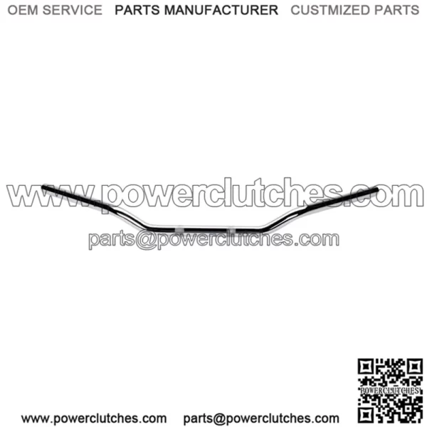 1in Metric Drag Cruiser Handlebar Clubman Drag Bend - Chrome 650-08743