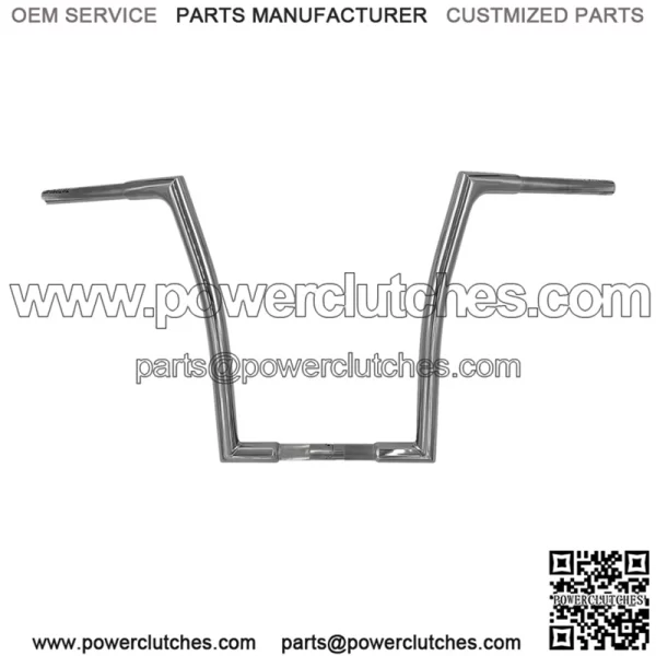 Inc. 1-1/4" EZ Install Flat Top Handlebar 16" Chrome 707016