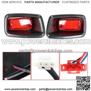 For EZGO TXT, ST Golf Cart Full LED Rear Tail Light 2 LED Taillights 1995-2013