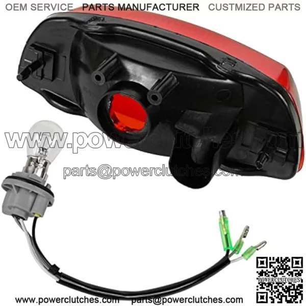Tail Light Assembly w/Bulb Compatible with Suzuki Eiger LT-F400 LT-F400F LT-A400 LT-A400F 2002-2007 | Vinson LT-A500F 2002-2007 | QuadSport LT-Z400 LT-Z400Z 2003-2004 - Image 4