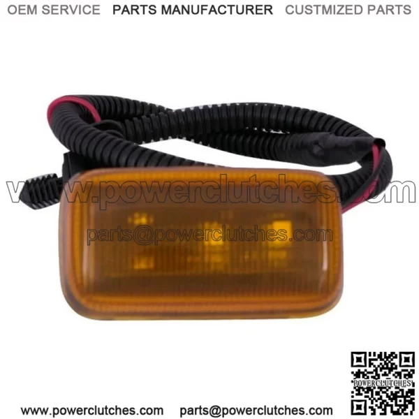 CHEVY SILVERADO DUALLY SIERRA 2500 3500 HD 2015-2022 REAR SIDE MARKER LAMP AMBER 1PC (For: More than one vehicle)