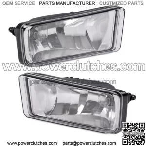 Left and Right Fog Lights Fits 07-13 Chevy Silverado Suburban Tahoe GMC Sierra (For: More Than One Vehicle)